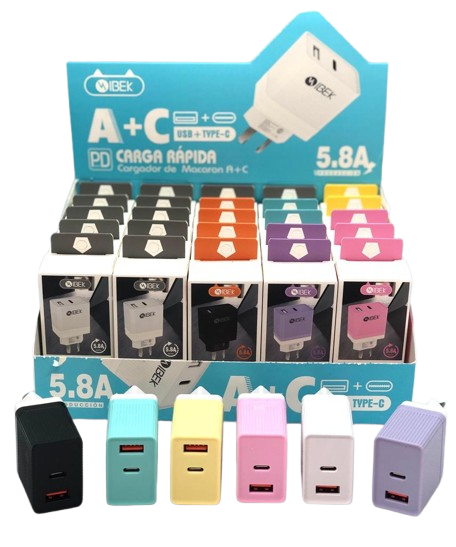 CABEZAL TIPO C + USB 5.8 IBEK